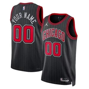 Lujoso Chicago Bulls Jordan Brand Unisex 2022/23 Swingman Custom Jersey Statement Edition Black  para la gran final