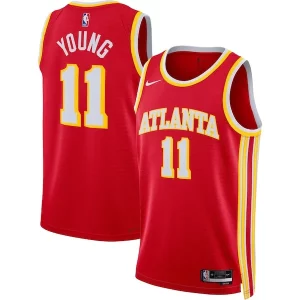 Genial Trae Young Atlanta Hawks Nike Unisex Swingman Jersey Icon Edition Red/White  para la gran final