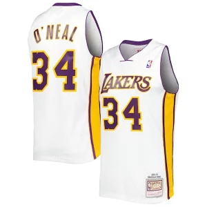 Perfecto Cool Práctico Shaquille O'Neal Los Angeles Lakers 2001/02 Hardwood Classics Swingman Jersey White  para la gran final