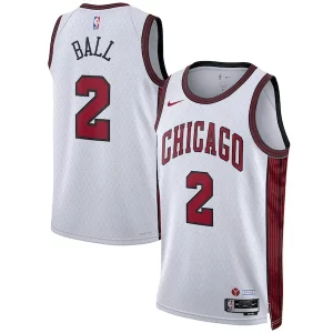 Sofisticado Robusto Lonzo Ball Chicago Bulls Nike Unisex 2022/23 Swingman Jersey City Edition White  para la gran final
