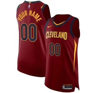 Bonito Chulo Cleveland Cavaliers Nike Authentic Custom Jersey Wine Icon Edition  para la gran final
