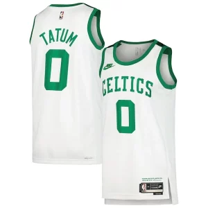 Ideal Original Jayson Tatum Boston Celtics Nike Swingman Player Jersey Classic Edition White  para la gran final