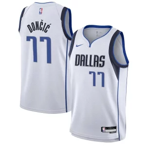 Encantador Luka Dončić Dallas Mavericks Nike Youth Swingman Jersey Association Edition White  para la gran final