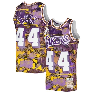 Fácil de llevar Increíble Genial Jerry West Los Angeles Lakers 1971/72 Hardwood Classics Lunar New Year Swingman Jersey Purple  para la gran final