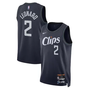Maravilloso Kawhi Leonard LA Clippers Nike Unisex 2023/24 Swingman Jersey Navy City Edition  para la gran final