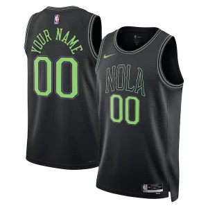 Lujoso Encantador Bonito New Orleans Pelicans Nike Unisex 2023/24 Custom Swingman Jersey Black City Edition  para la gran final