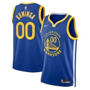 Atractivo Jonathan Kuminga Golden State Warriors Nike Unisex Swingman Badge Player Jersey Icon Edition Royal  para la gran final