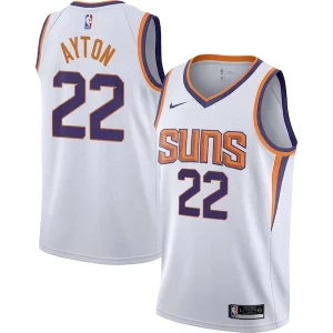 Delicioso Deandre Ayton Phoenix Suns Nike Youth Swingman Jersey Association Edition White/Purple  para la gran final