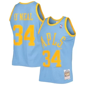 Maravilloso Encantador Shaquille O'Neal Los Angeles Lakers 2001/02 Hardwood Classics Swingman Jersey Powder Blue  para la gran final