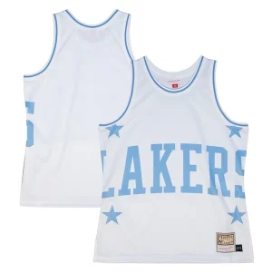 Fácil de llevar Sofisticado Los Angeles Lakers Hardwood Classics Blown Out Fashion Jersey White  para la gran final