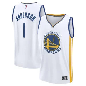 Fácil de llevar Kyle Anderson Golden State Warriors Fast Break Replica Player Jersey Association Edition White  para la gran final