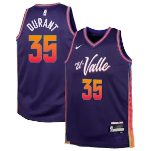 Versátil Kevin Durant Phoenix Suns Nike Youth Swingman Replica Jersey City Edition Purple  para la gran final