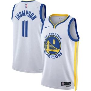 Lujoso Ideal Klay Thompson Golden State Warriors Nike Unisex Swingman Jersey Association Edition White/Royal  para la gran final