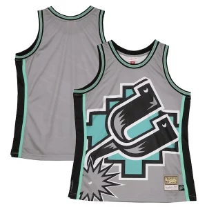 Moderno San Antonio Spurs Hardwood Classics Blown Out Fashion Jersey Gray  para la gran final