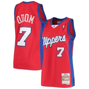 Bonito Fantástico Lamar Odom LA Clippers 2000/01 Hardwood Classics Swingman Jersey Red  para la gran final