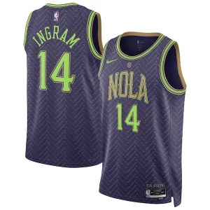 Elegante Brandon Ingram New Orleans Pelicans Nike Unisex 2024/25 Swingman Player Jersey City Edition Purple  para la gran final