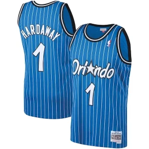 Magnífico Penny Hardaway Orlando Magic 1994/95 Big & Tall Hardwood Classics Swingman Jersey Blue  para la gran final