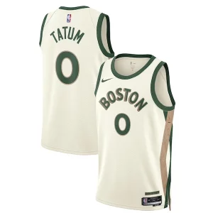 Fantástico Jayson Tatum Boston Celtics Nike Unisex 2023/24 Swingman Jersey White City Edition  para la gran final