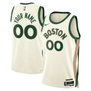 Único Fácil de llevar Boston Celtics Nike Unisex 2023/24 Custom Swingman Jersey White City Edition  para la gran final