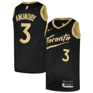 Elegante Único OG Anunoby Toronto Raptors Nike Swingman Player Jersey City Edition Black  para la gran final