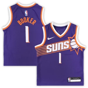 Robusto Fantástico Devin Booker Phoenix Suns Nike Preschool Swingman Player Jersey Icon Edition Purple  para la gran final
