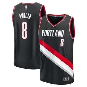 Increíble Atractivo Deni Avdija Portland Trail Blazers Youth Fast Break Replica Player Jersey Icon Edition Black  para la gran final