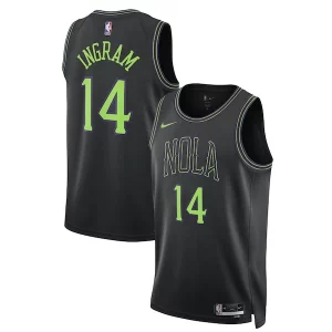 Hermoso Brandon Ingram New Orleans Pelicans Nike Unisex 2023/24 Swingman Jersey Black City Edition  para la gran final