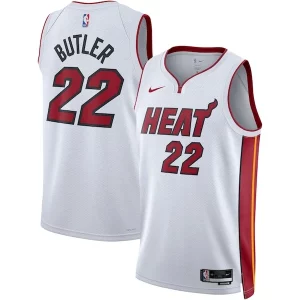 Ideal Bonito Estupendo Jimmy Butler Miami Heat Nike Unisex Swingman Jersey Association Edition White  para la gran final