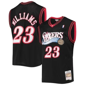Original Único Ideal Lou Williams Philadelphia 76ers 2005/06 Hardwood Classics Swingman Jersey Black  para la gran final