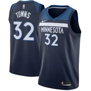 Delicioso Magnífico Karl Anthony Towns Minnesota Timberwolves Nike Swingman Jersey Navy Icon Edition  para la gran final