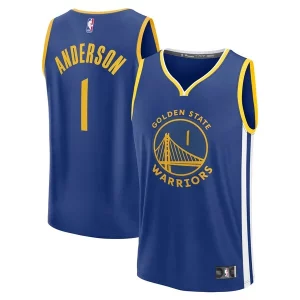 Práctico Encantador Kyle Anderson Golden State Warriors Fast Break Replica Player Jersey Icon Edition Royal  para la gran final