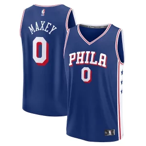 Atractivo Maravilloso Tyrese Maxey Philadelphia 76ers Big & Tall Fast Break Jersey Icon Edition Royal  para la gran final