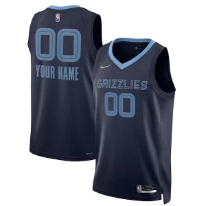 Versátil Memphis Grizzlies Nike 2021/22 Diamond Swingman Custom Jersey Icon Edition Navy  para la gran final