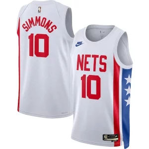 Sofisticado Chulo Ben Simmons Brooklyn Nets Nike Swingman Jersey Classic Edition White  para la gran final