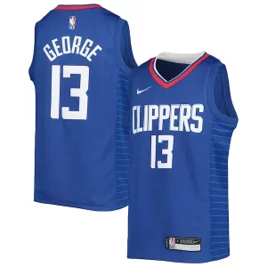 Lujoso Duradero Genial Paul George LA Clippers Nike Youth 2021/22 Diamond Swingman Jersey Icon Edition Royal  para la gran final