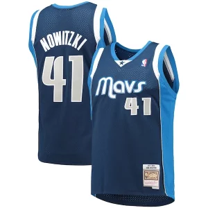 Fácil de llevar Magnífico Resistente Dirk Nowitzki Dallas Mavericks 2011/12 Hardwood Classics Swingman Jersey Navy  para la gran final