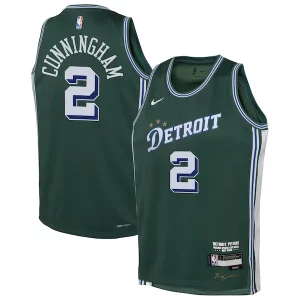 Resistente Estupendo Cade Cunningham Detroit Pistons Nike Youth 2022/23 Swingman Jersey City Edition Green  para la gran final