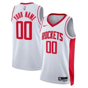 Increíble Maravilloso Estupendo Houston Rockets Nike Unisex Swingman Custom Jersey White Association Edition  para la gran final
