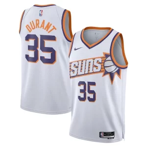 Magnífico Comodo Kevin Durant Phoenix Suns Nike Unisex Swingman Jersey Association Edition White/Purple  para la gran final