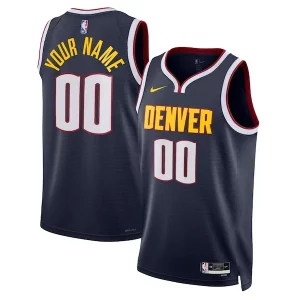 Elegante Genial Estupendo Denver Nuggets Nike Unisex Swingman Custom Jersey Navy Icon Edition  para la gran final