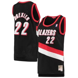 Chulo Práctico Clyde Drexler Portland Trail Blazers Women's 1991/92 Hardwood Classics Swingman Jersey Black  para la gran final
