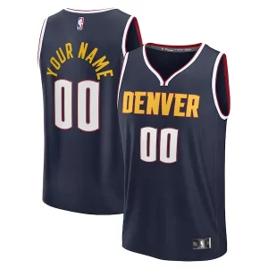 Chulo Denver Nuggets Fast Break Custom Jersey Icon Edition Navy/Blue  para la gran final