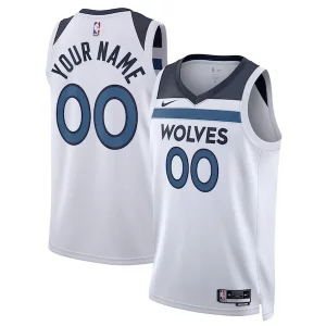 Fantástico Hermoso Increíble Minnesota Timberwolves Nike Unisex Swingman Custom Jersey White Association Edition  para la gran final