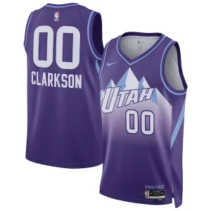 Resistente Magnífico Jordan Clarkson Utah Jazz Nike Unisex 2024/25 Swingman Player Jersey City Edition Purple  para la gran final