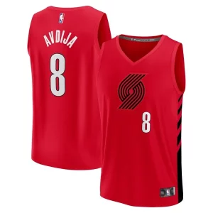 Encantador Increíble Genial Deni Avdija Portland Trail Blazers Fast Break Player Jersey Statement Edition Red  para la gran final