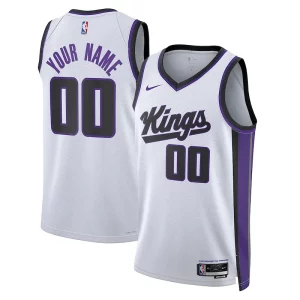 Exquisito Sacramento Kings Nike Unisex Swingman Custom Jersey Association Edition White  para la gran final