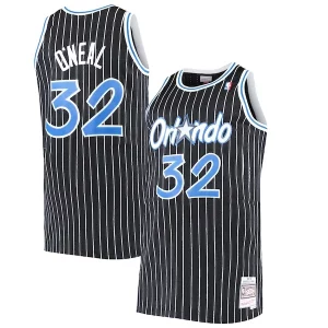Único Shaquille O'Neal Orlando Magic Big & Tall Hardwood Classics Jersey Black  para la gran final