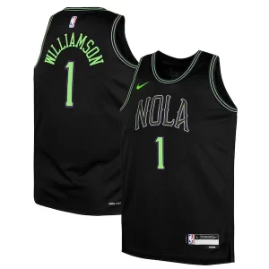 Duradero Zion Williamson New Orleans Pelicans Nike Youth Swingman Replica Jersey City Edition Black  para la gran final