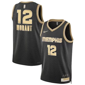 Atractivo Hermoso Ja Morant Memphis Grizzlies Nike Unisex Select Series Swingman Jersey Black  para la gran final