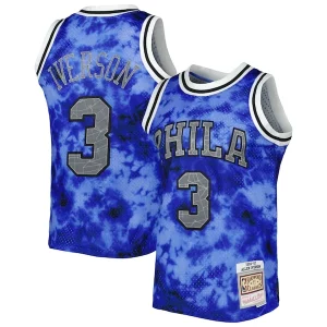 Exquisito Ideal Allen Iverson Philadelphia 76ers 1996/97 Galaxy Swingman Jersey Royal  para la gran final
